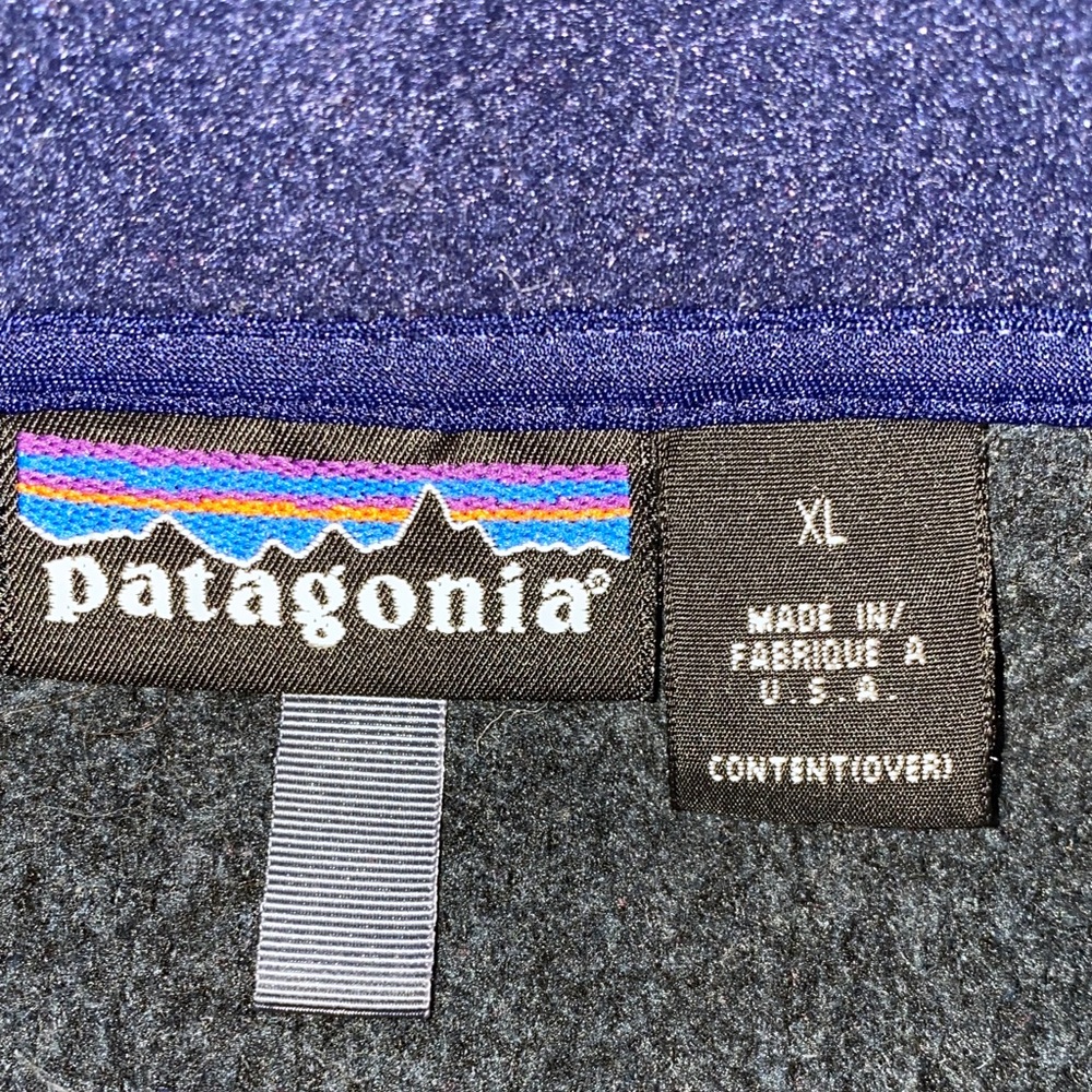 Vintage 2001 Patagonia Black Fleece Vest Made in USA Size XL - Picture 10 of 16